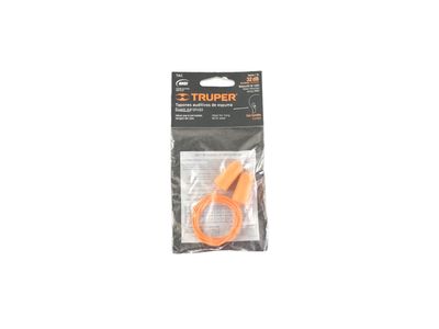 TRUPER EAR PLUGS WITH CORD