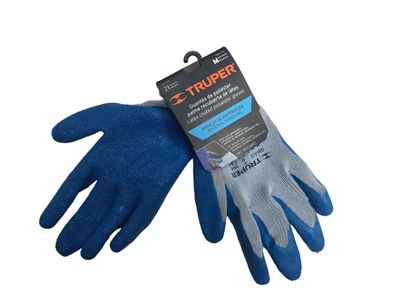 COTTON/RUBBER  GLOVES MED