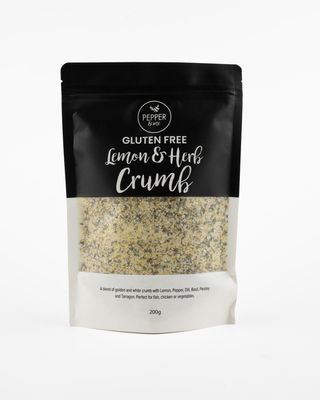 PEPPER &amp; ME - GF LEMON AND HERB CRUMB