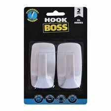 Hook Boss Self Adhesive Hooks - XL - 2pk