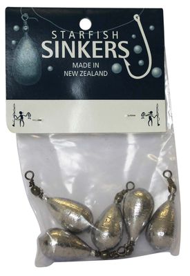 Starfish Clip On Sinker