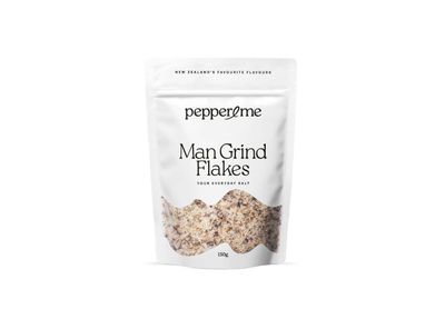 PEPPER AND ME MAN GRIND SALT FLAKES - 150gm
