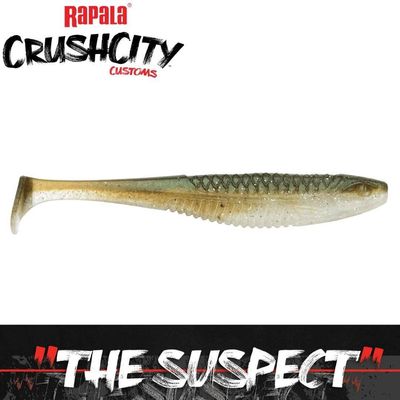 Rapala Crush City - The Suspect / 2.75&quot; Glow Shad (8pk)