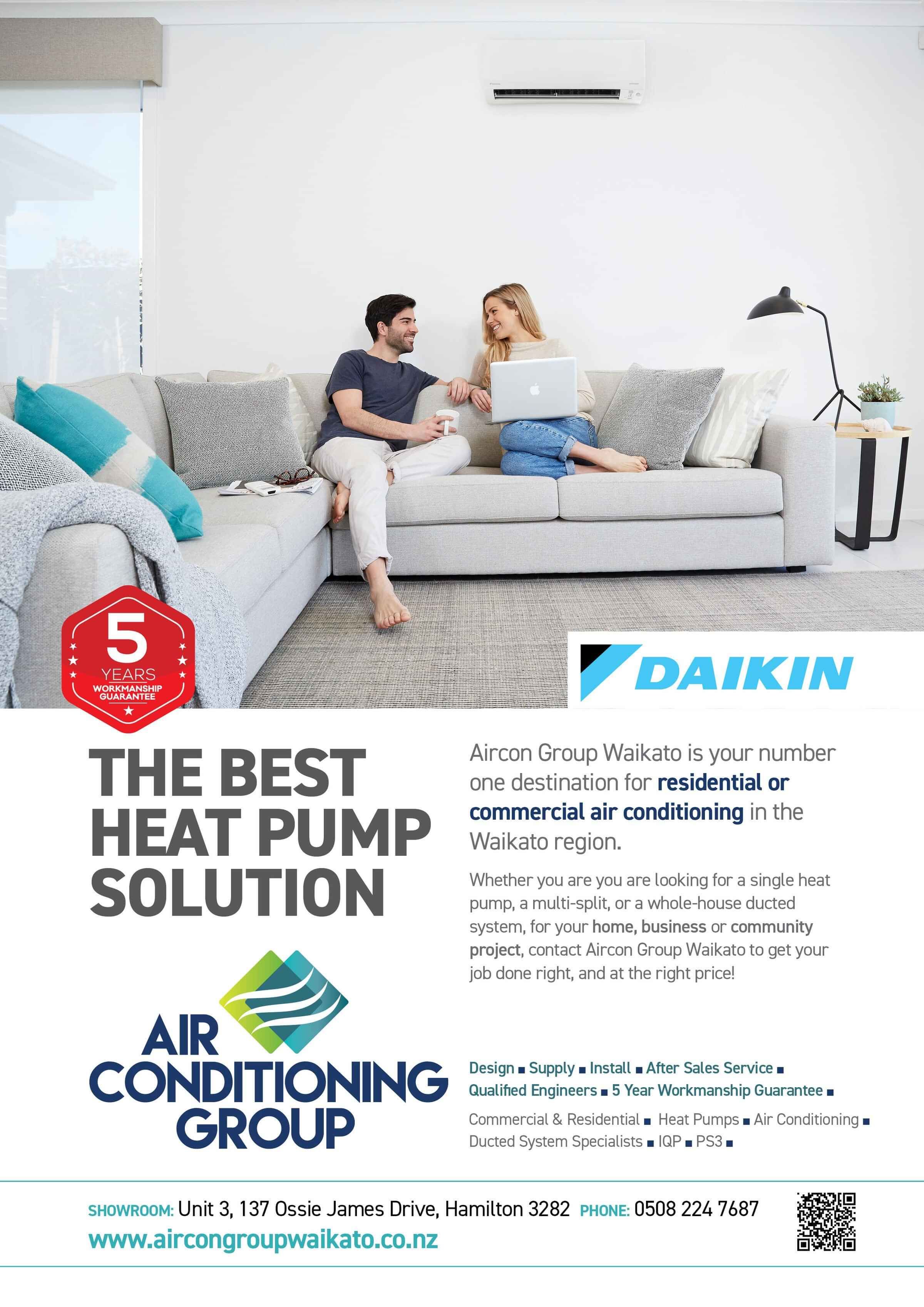 Air Conditioning Group Waikato – residential and commercial air conditioning
