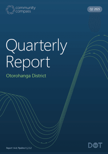 Read the Community Compass Quarterly Report for Otorohanga District