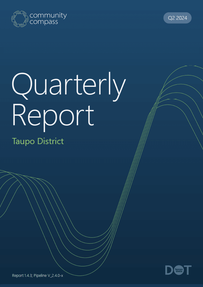 Read the Community Compass Quarterly Report for Taupo District