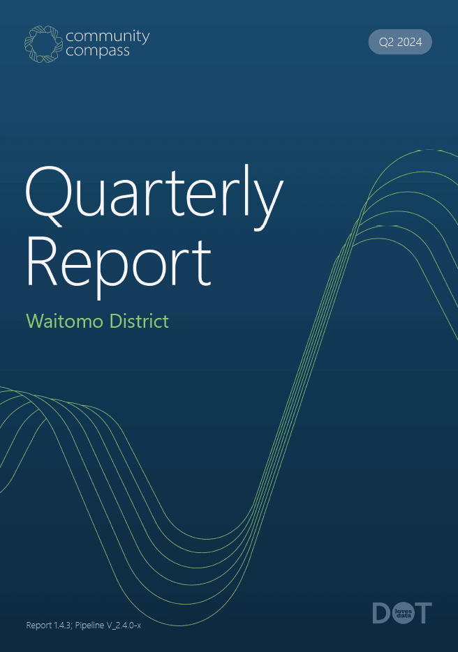 Read the Community Compass Quarterly Report for Waitomo District