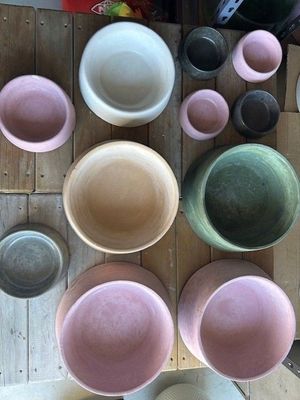 Large Concrete Bowl - One off colours