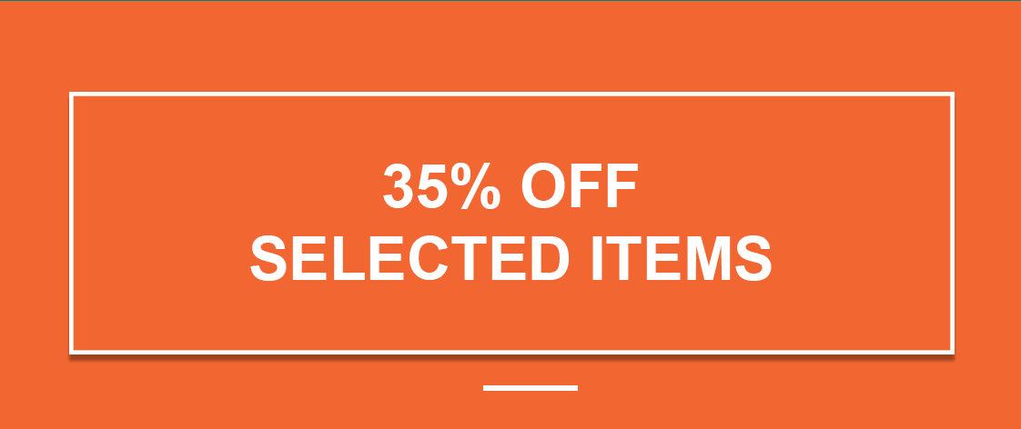 35% off selected products