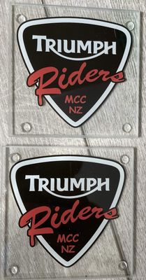 TRMCC Glass Coasters -2 pack
