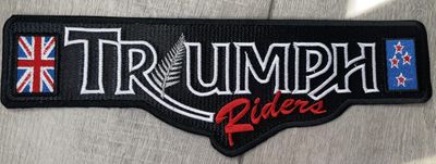 Triumph Riders lower back patch