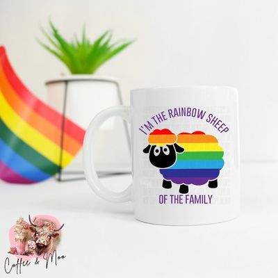 I&#039;m The Rainbow Sheep Of The Family Mug Or Tumbler