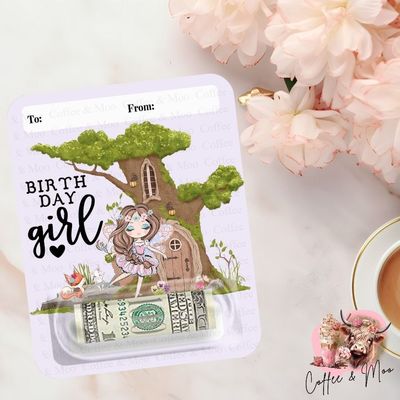 Birthday Girl Money Card