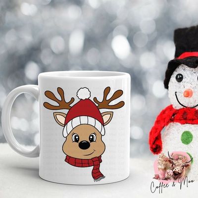 Boy Reindeer Mug Or Tumbler