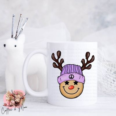 Cartoon Reindeer Mug