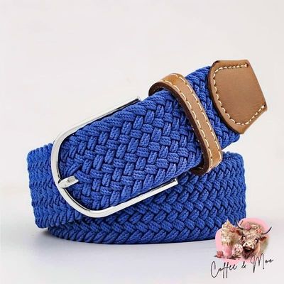 Royal Blue Braided Belt