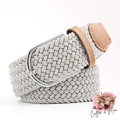 Light Grey Braided Belt