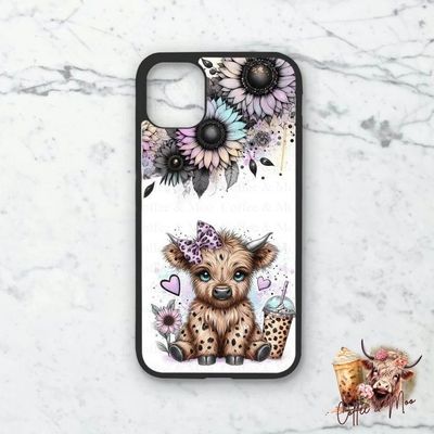 Cute Baby Highland Cow Phone Case