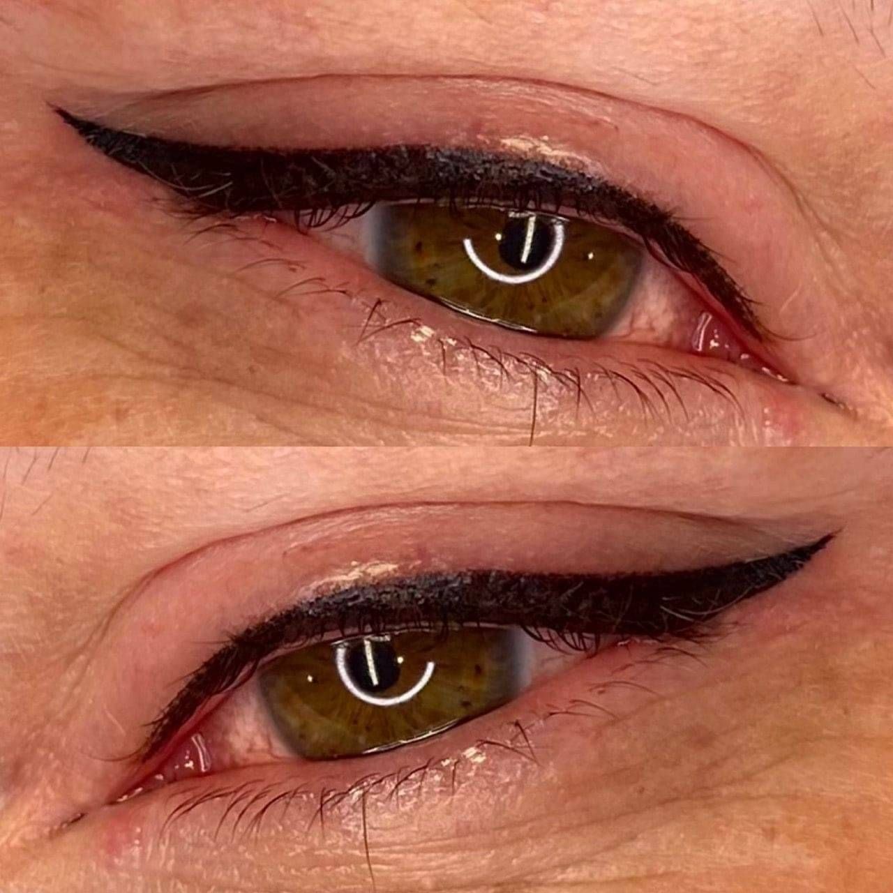 Image of cosmetic tattooed eyebrows. By Jess Brown Artistry. Waikato, New Zealand.