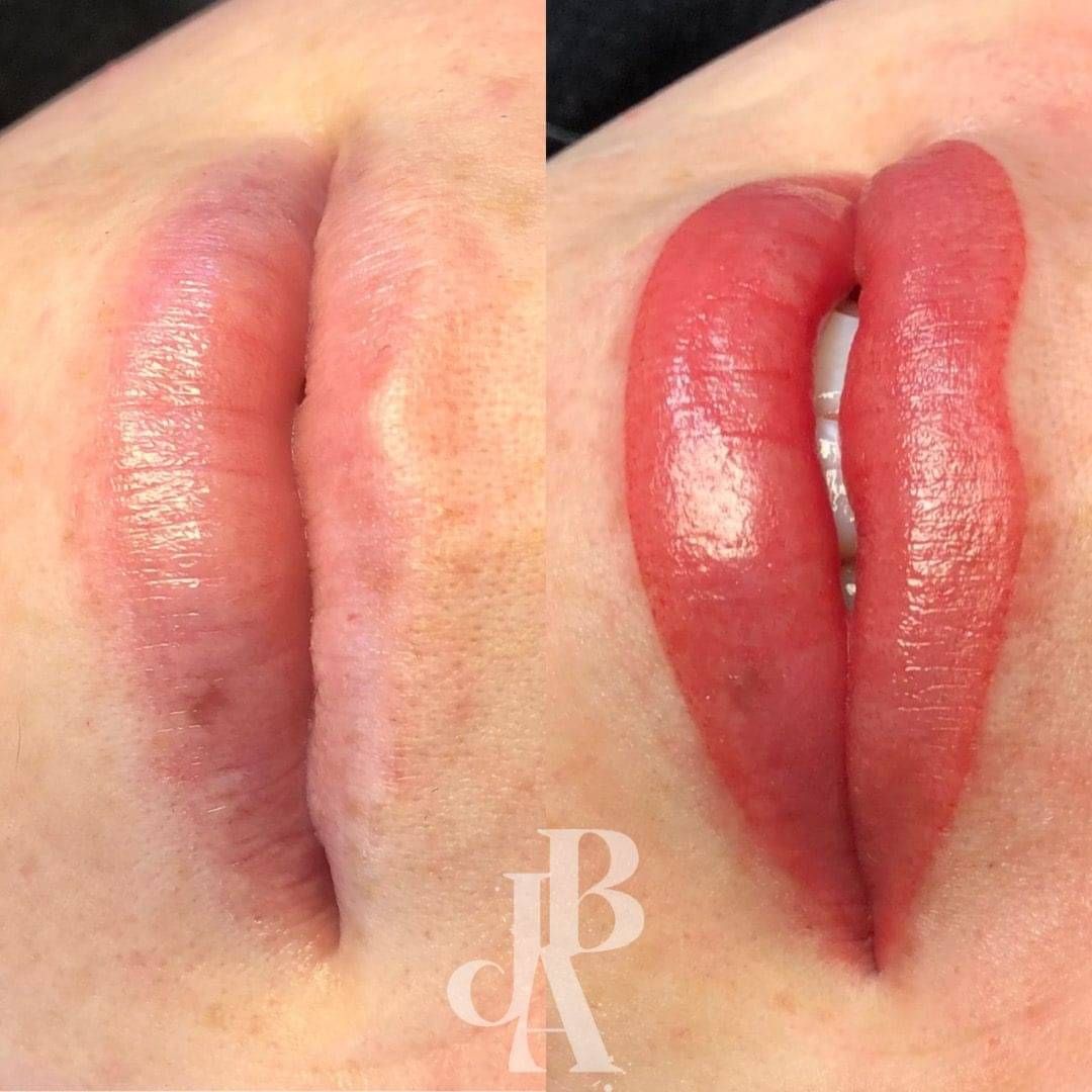 Image of cosmetic tattooed eyeliner. By Jess Brown Artistry. Waikato, New Zealand.