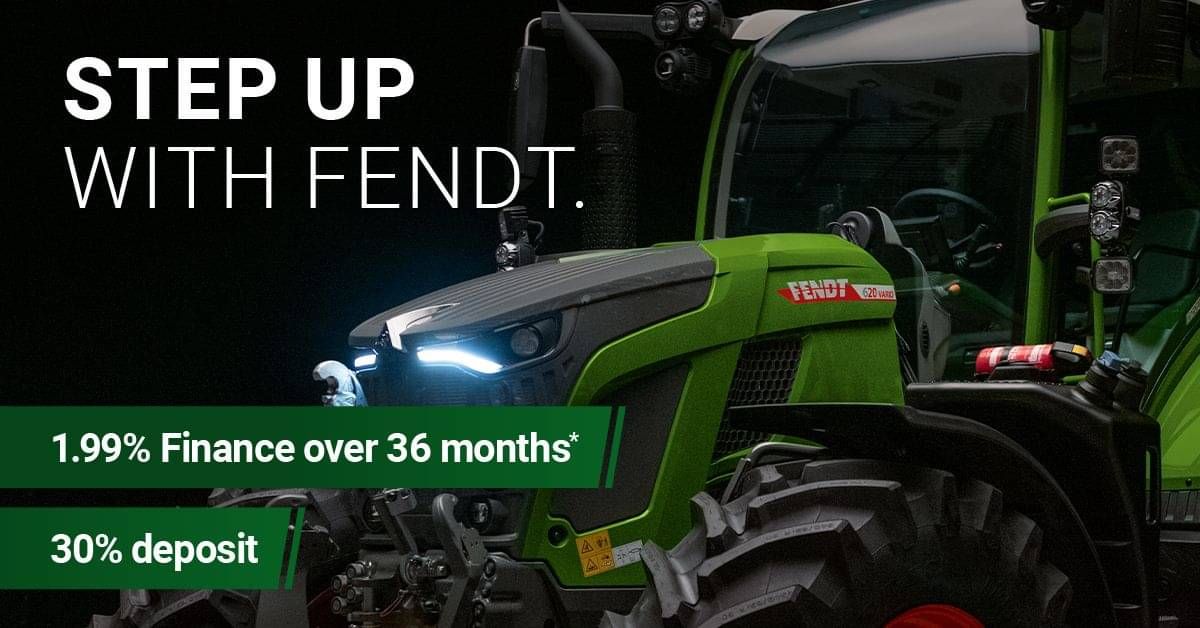 Now’s the time to move — From 1.99% finance across the full Fendt range*