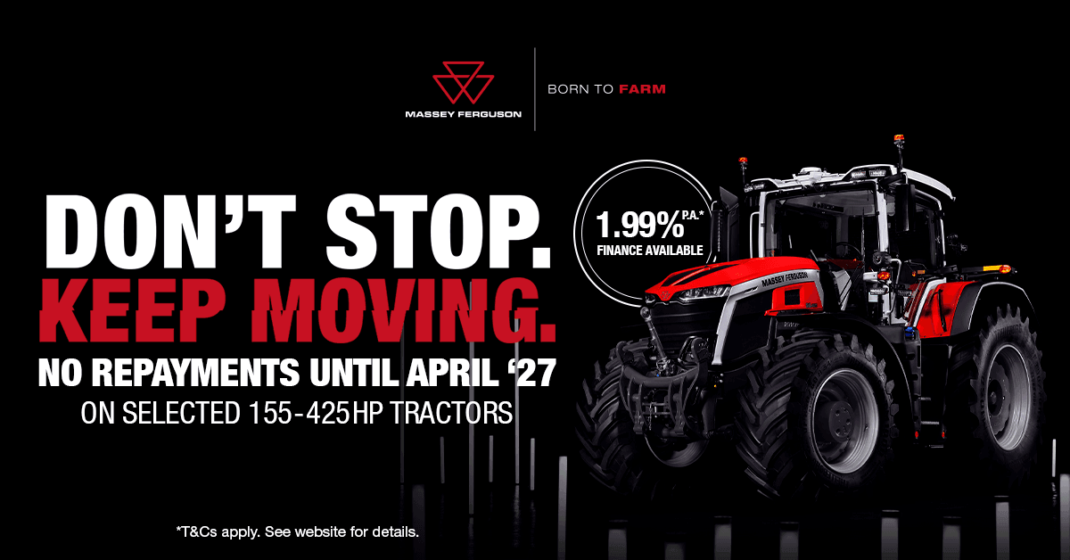 1.99% finance available across a huge range of Massey Ferguson gear.*