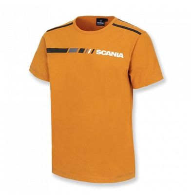 Men&rsquo;s Flame Orange Stripe T-Shirt