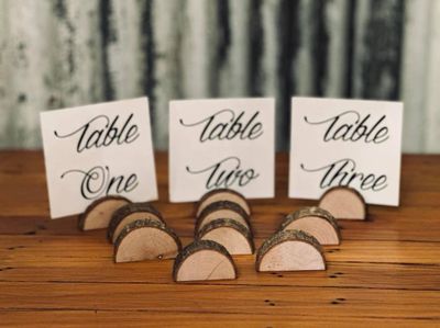 Mini Wooden Sign/Placecard Holders