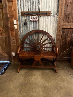 Wooden Wheel Seat