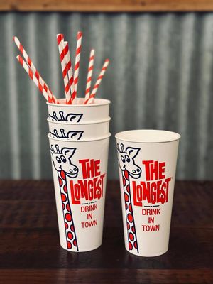 &#039;The Longest Drink&#039; Milkshake Cups