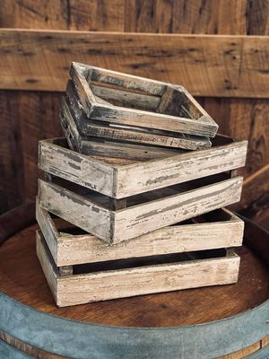 Wooden Crates - Rustic (Large)