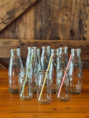 Decorative Milk Bottles - Medium