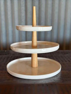 Three-Tier Serving Platter - Wooden