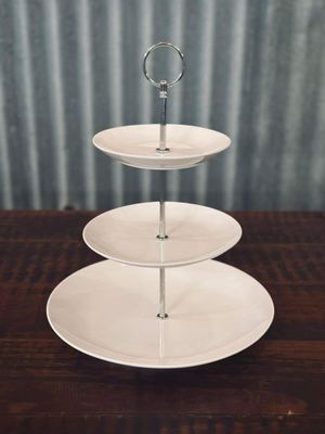 Three-Tier Serving Platter - Stainless