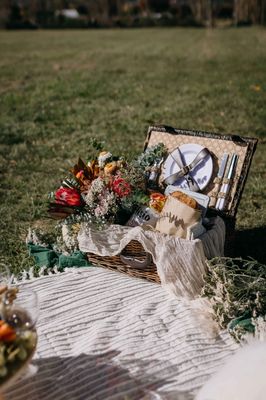 Rustic Picnic Basket