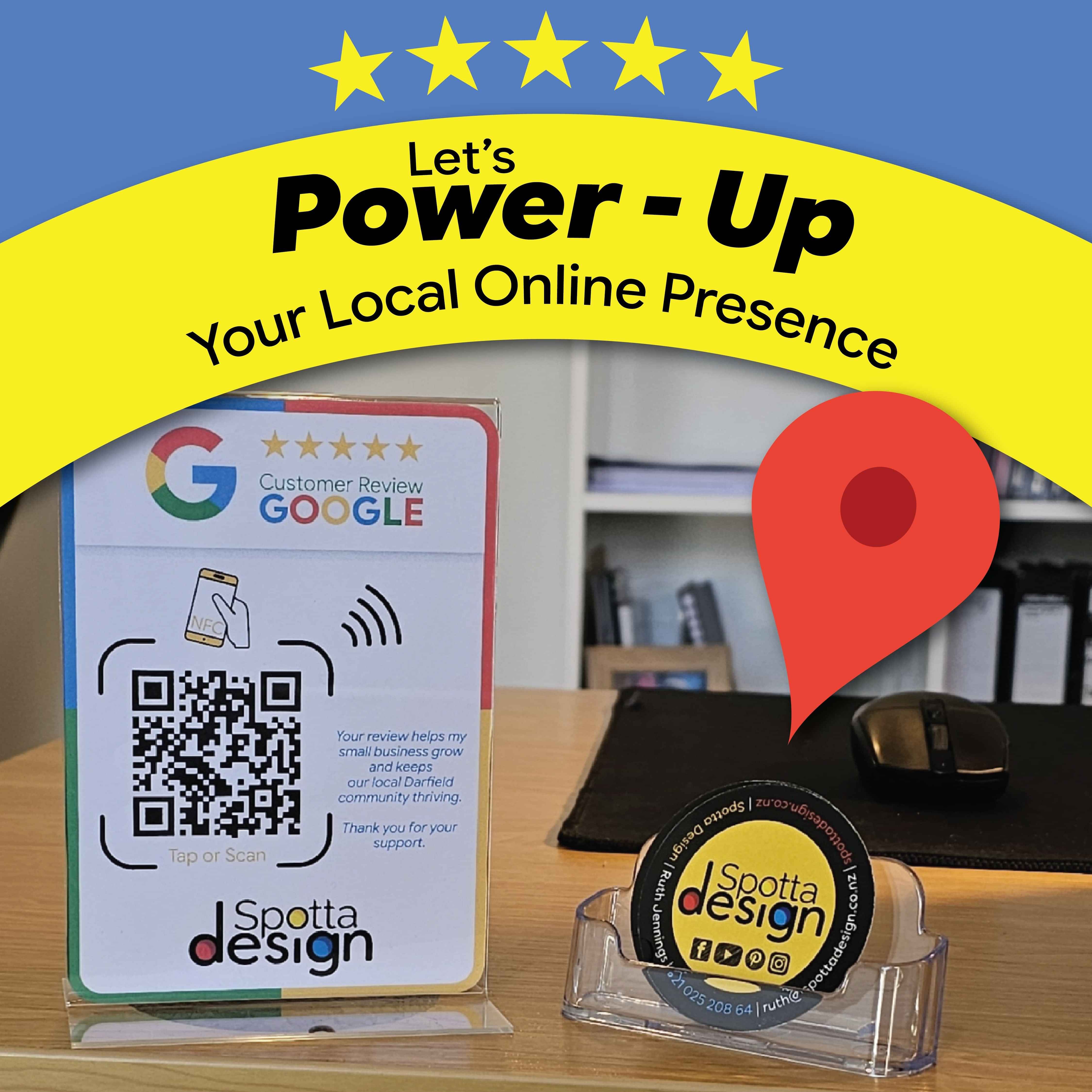 Google Review Scan QR|NFC Card