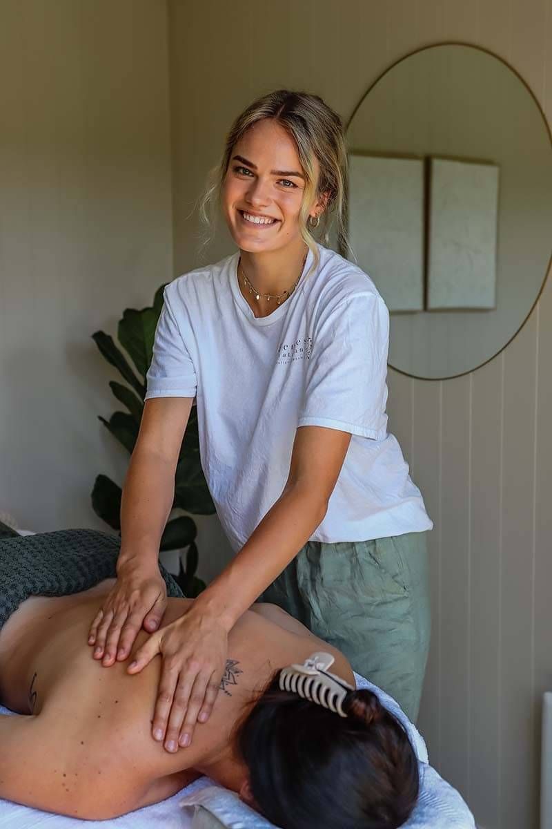 Professional photo of massage therapist in Matakana