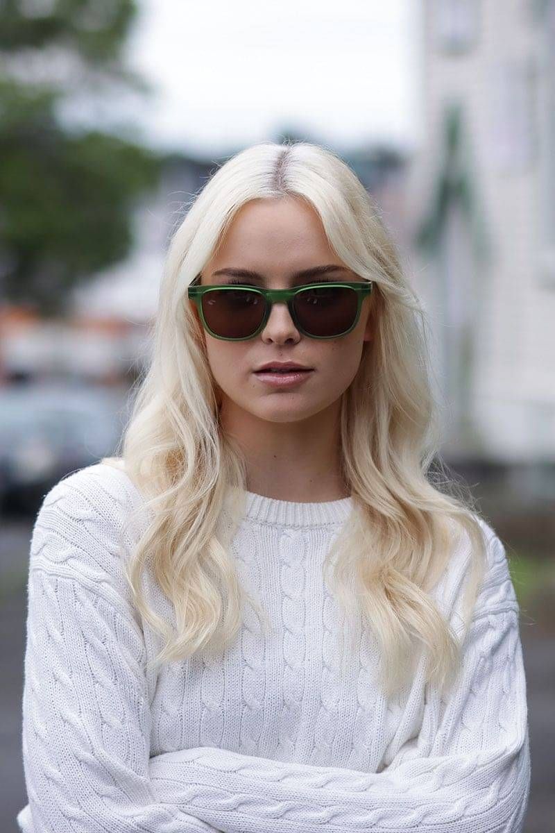 Professional photo of woman wearing sunglasses
