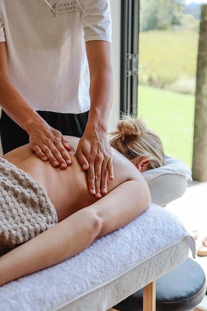 Professional photo of massage therapist at studio in Warkworth