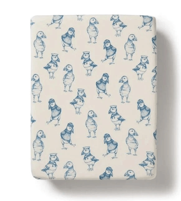 ORGANIC BASSINET SHEET - PETIT PUFFIN