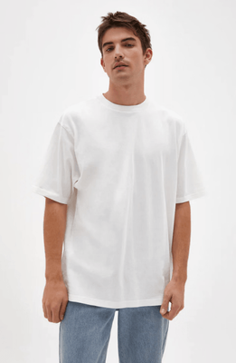 KNOX OVERSIZED TEE - ANTIQUE WHITE