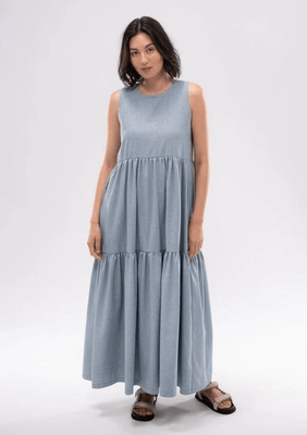 NESSA DRESS - ZENITH BLUE