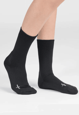 CUSHION SOLE SOCKS - BLACK