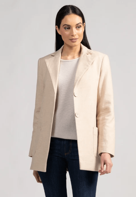 HAZEL BLAZER - ALMOND