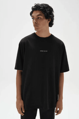 ESTABLISHED COTTON TEE - BLACK