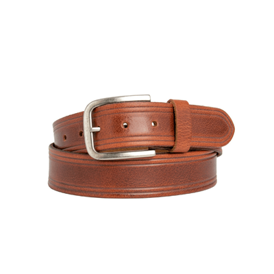 FLINDERS LEATHER BELT - TAN