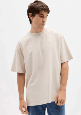 KNOX OVERSIZED TEE - STONE