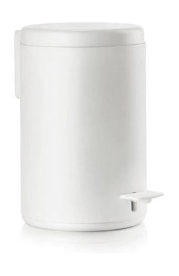 ZONE RIM ALUMINIUM PEDAL BIN - WHITE