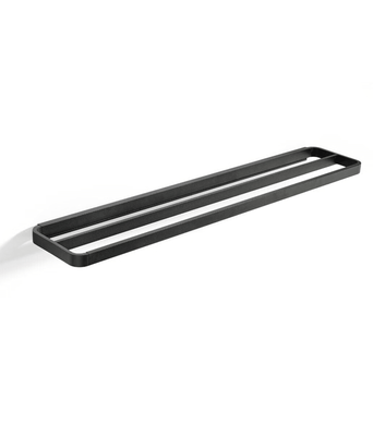 ZONE RIM ALUMINIUM TOWEL RAIL 70CM - BLACK