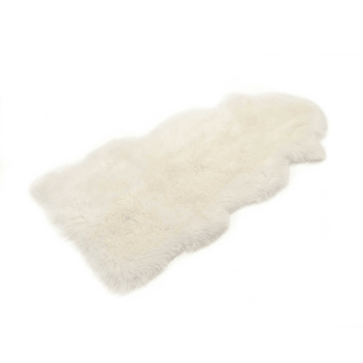 SINGLE SHEEPSKIN RUG - IVORY